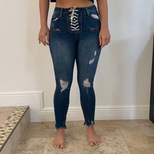 Highwaisted jeans